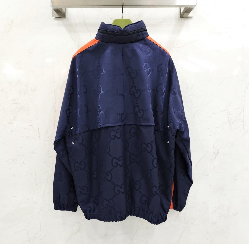 [럭스유] (새상품) 48 / 구찌 GG 점보 나일론 아노락 후드 자켓