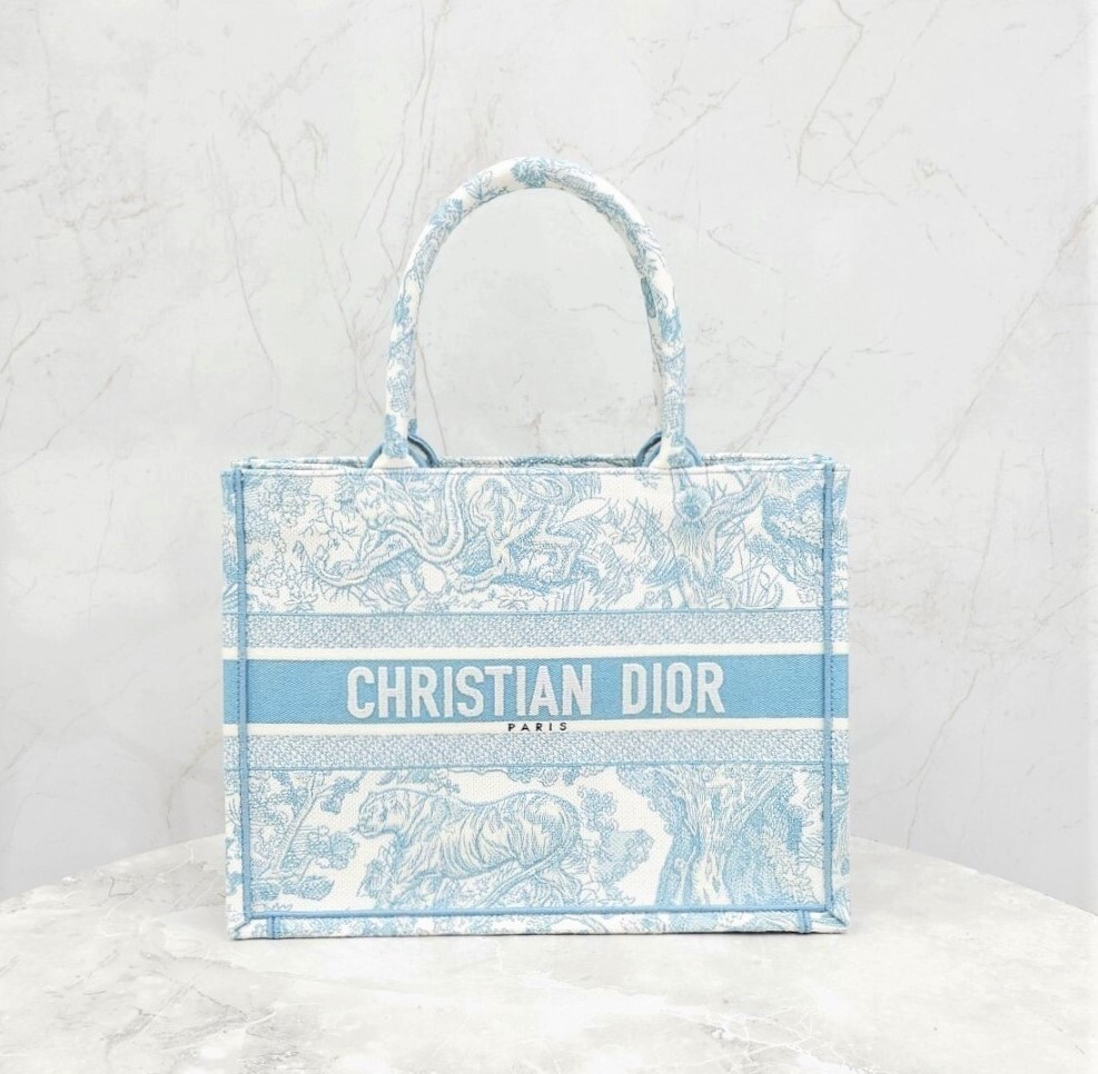 [럭스유] (새상품) 디올 트왈드주이 북토트 백 미디엄 블루 M1296ZTDT