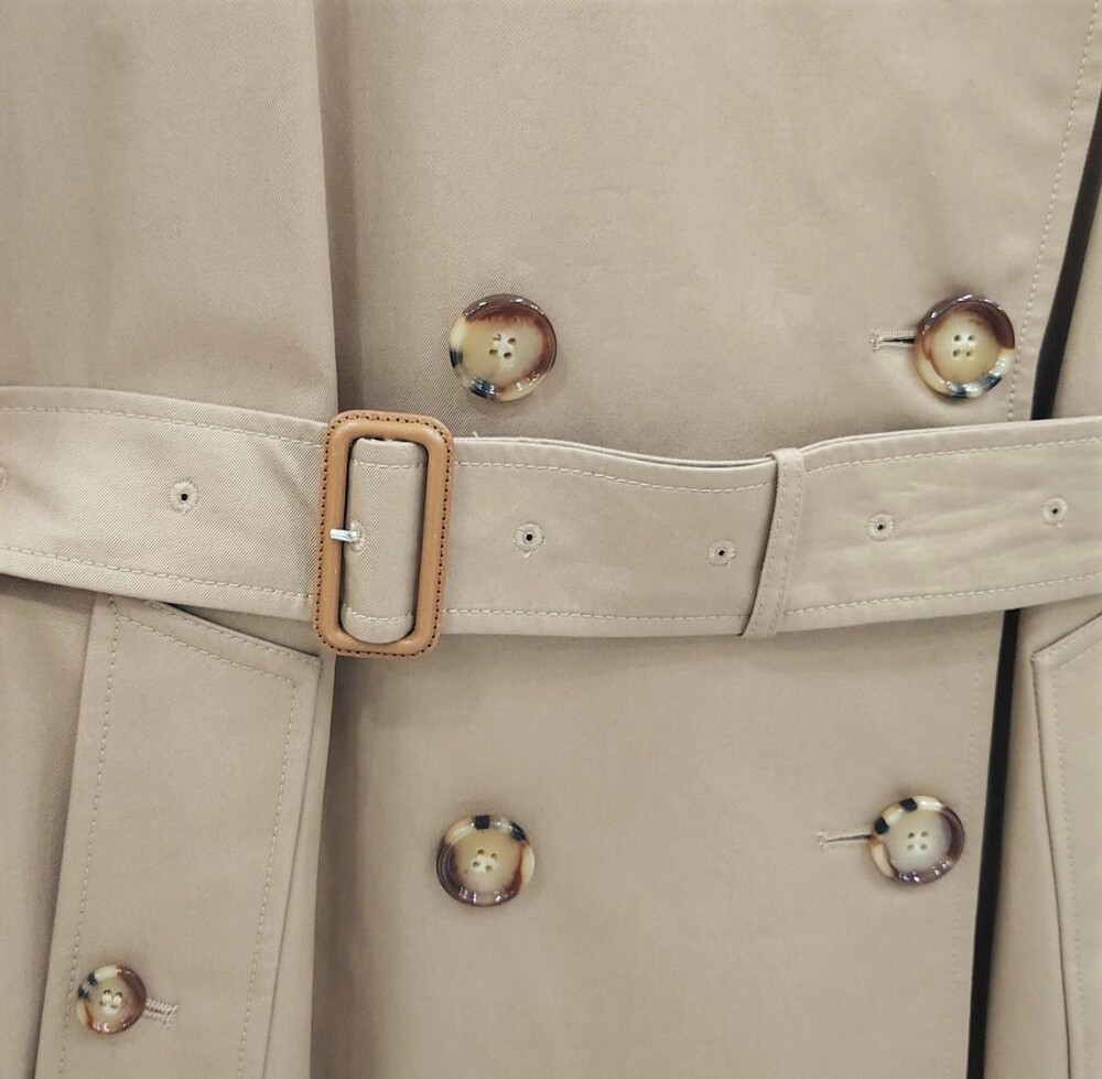 [럭스유] (새상품) 36 / 버버리 자수로고 켄싱턴 롱 트렌치 코트