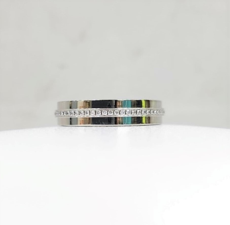 [럭스유] 티파니앤코 티파니 T 네로우 다이아몬드 링 18K 화이트골드 6.5호 36815663