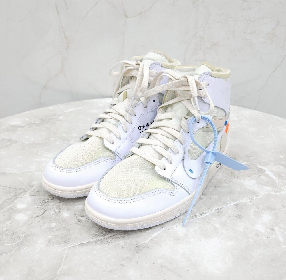 [럭스유] 270 / 나이키 X 오프화이트 화이트 조던1 NRG 스니커즈