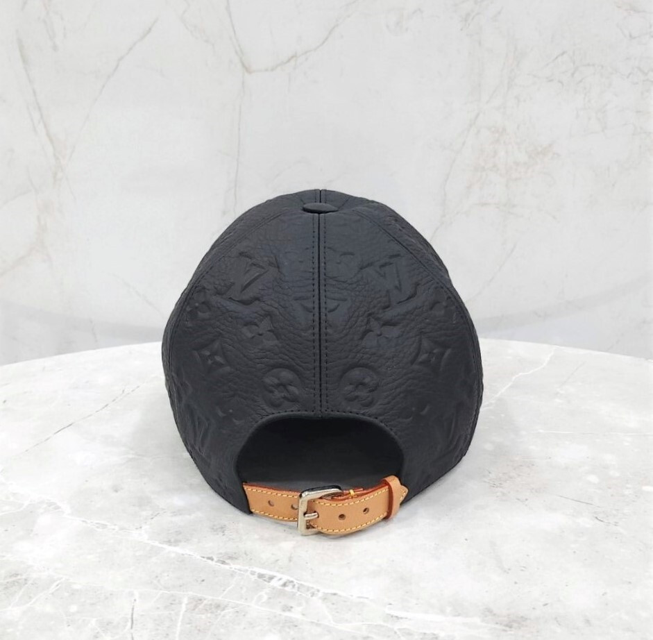 [럭스유] 루이비통 블랙 모노그램 레더 쉐도우 볼캡 58 MP2605