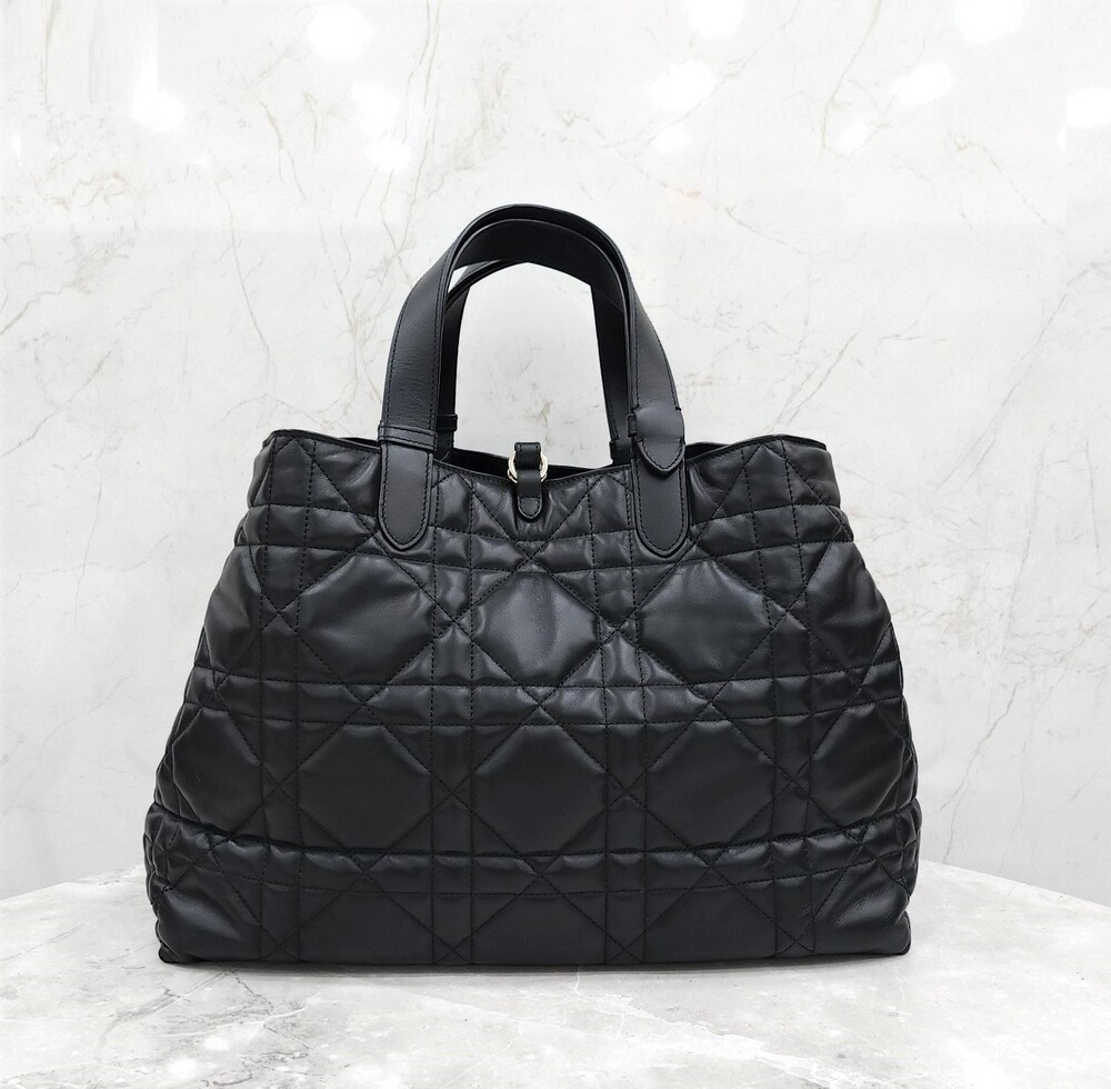 [럭스유] 디올 뚜주흐 라지 블랙 매크로 까나쥬 M2820OSOHJ