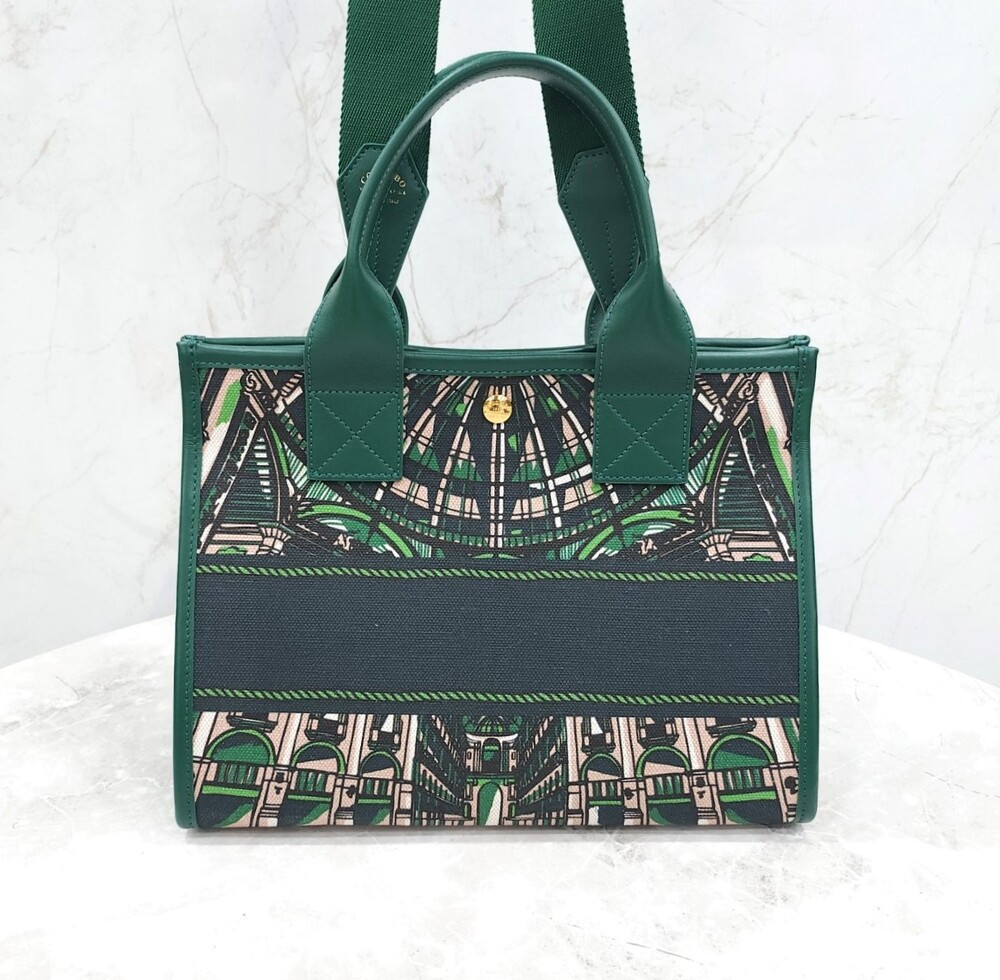 [럭스유] 콜롬보 큐폴라 토트 미디엄 그린