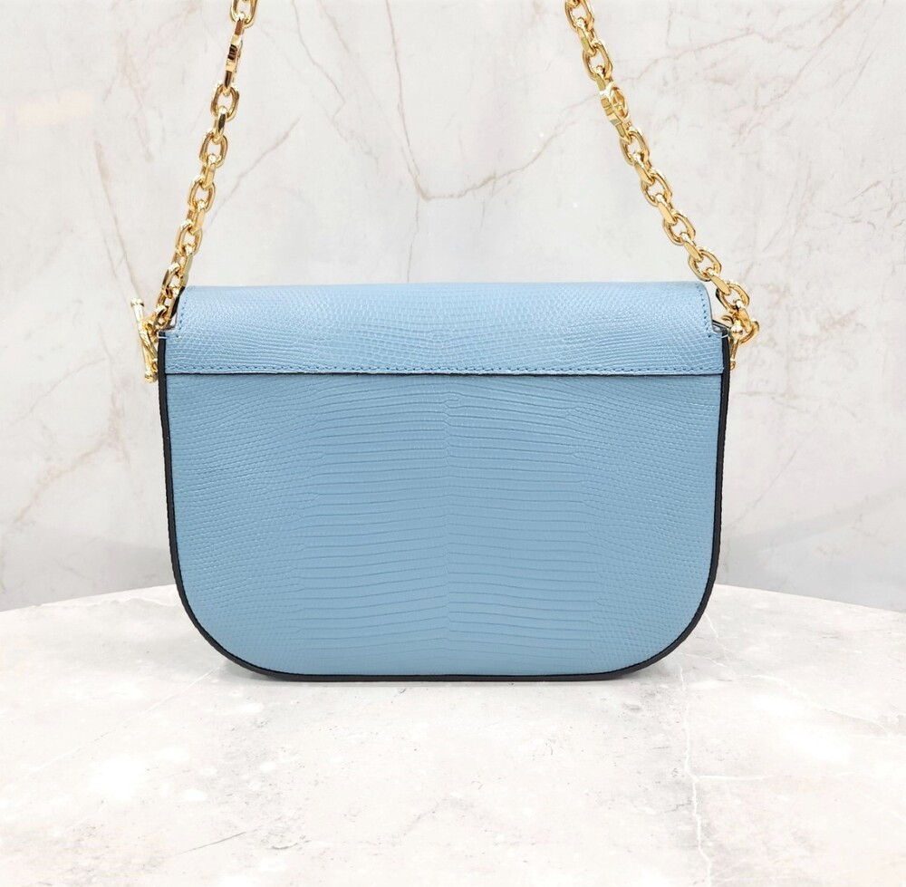 [럭스유] (새상품) 구찌 리자드 1955 홀스빗 블루 미니 백 675801