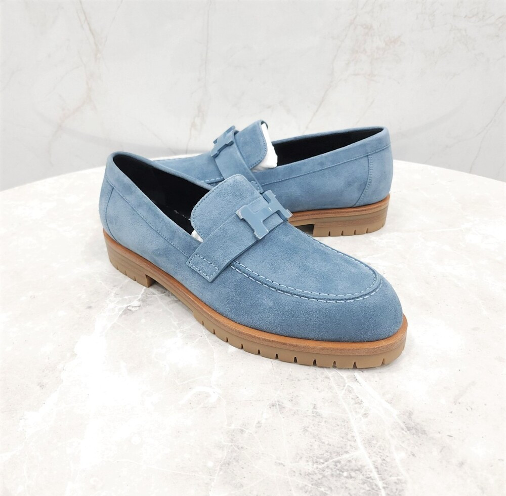 [럭스유] 36.5 / 에르메스 포부르 스웨이드 로퍼