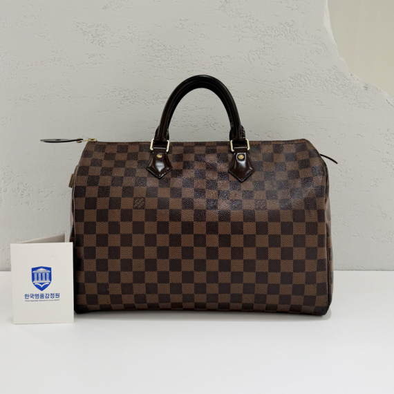 루이비통 스피디 35 다미에 에벤 토트백 N41363