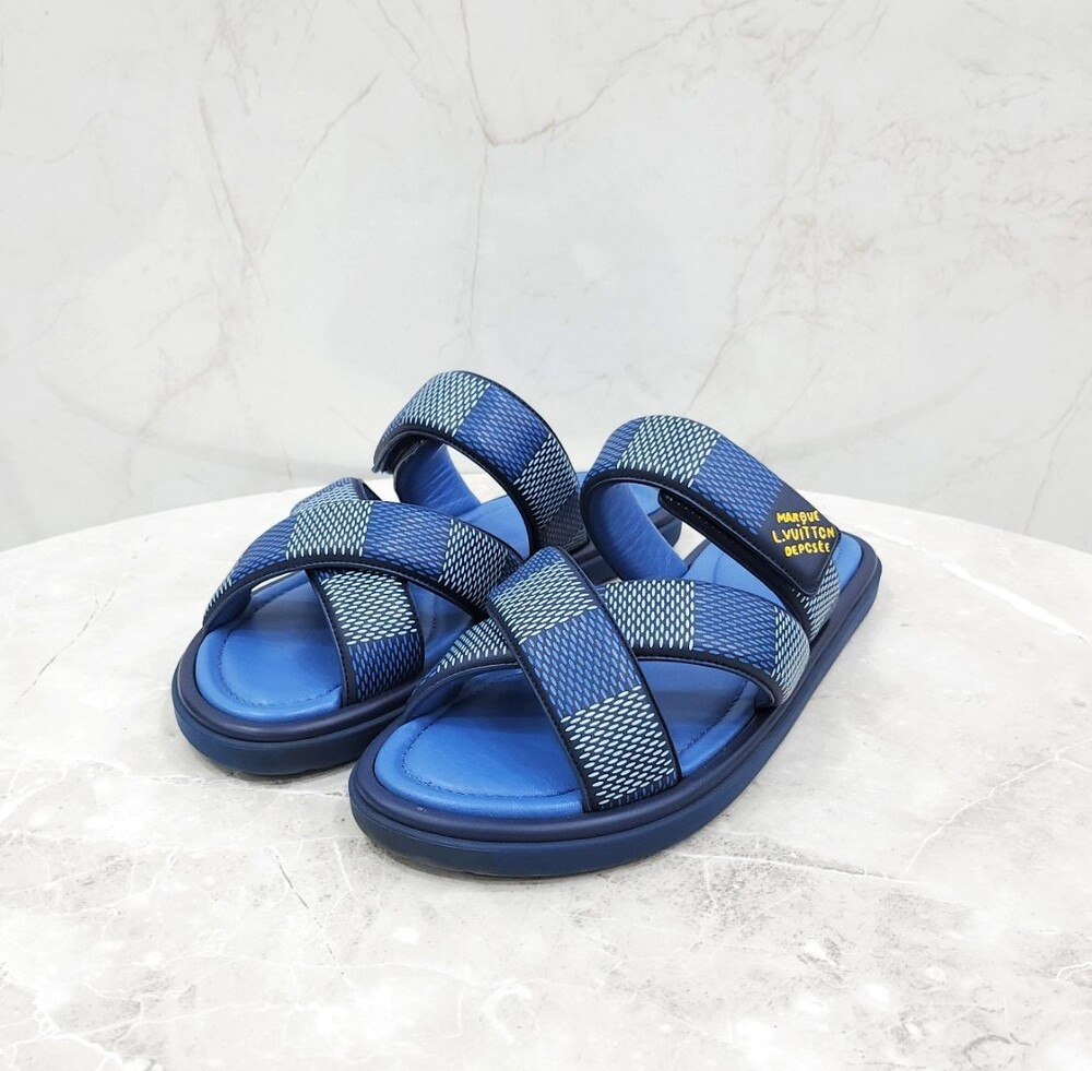 [럭스유] 9 / 루이비통 LV 다미에 베니스 뮬 슬리퍼 1ACRI9