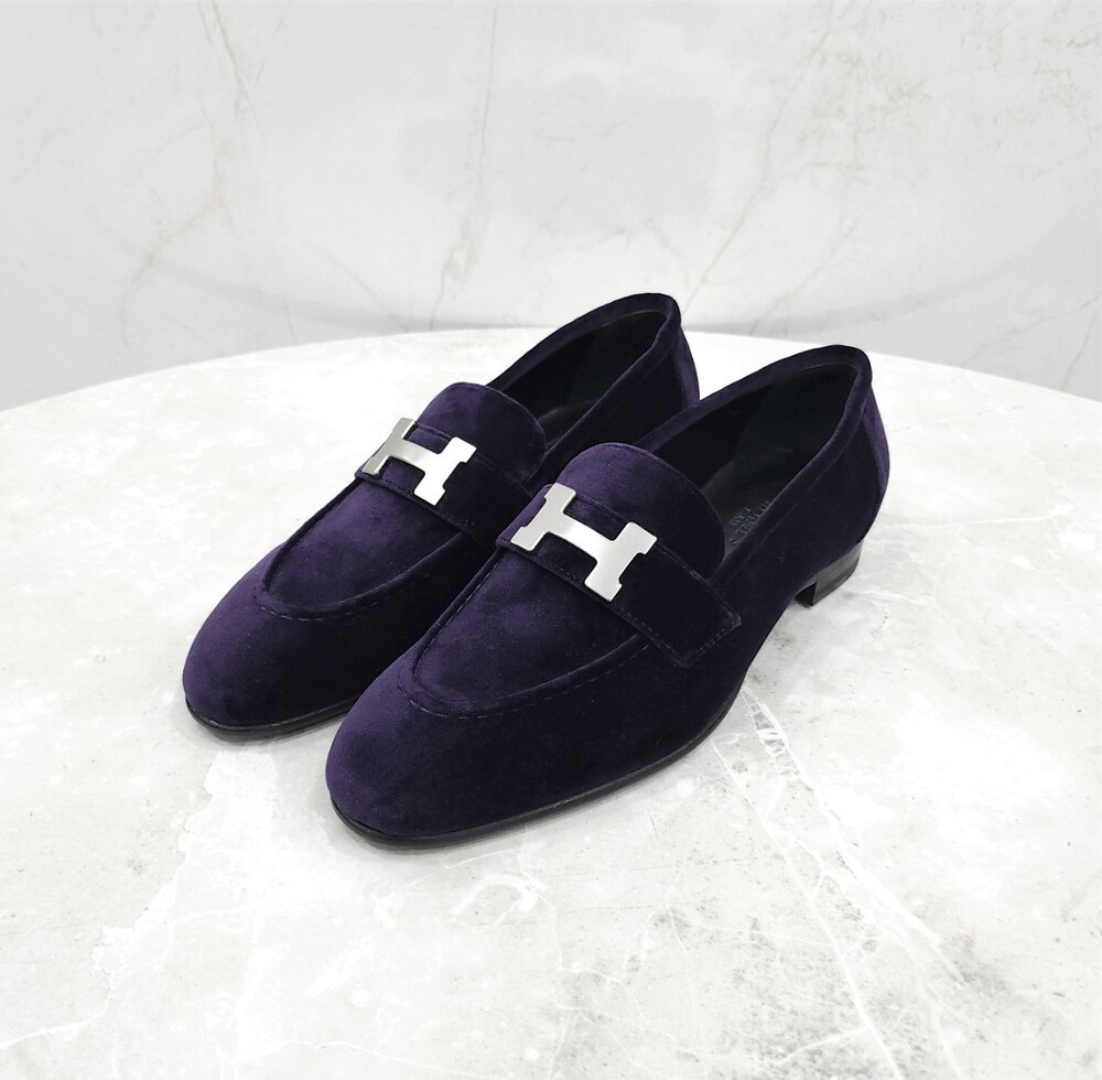 [럭스유] 36 / 에르메스 파리로퍼 퍼플 벨벳