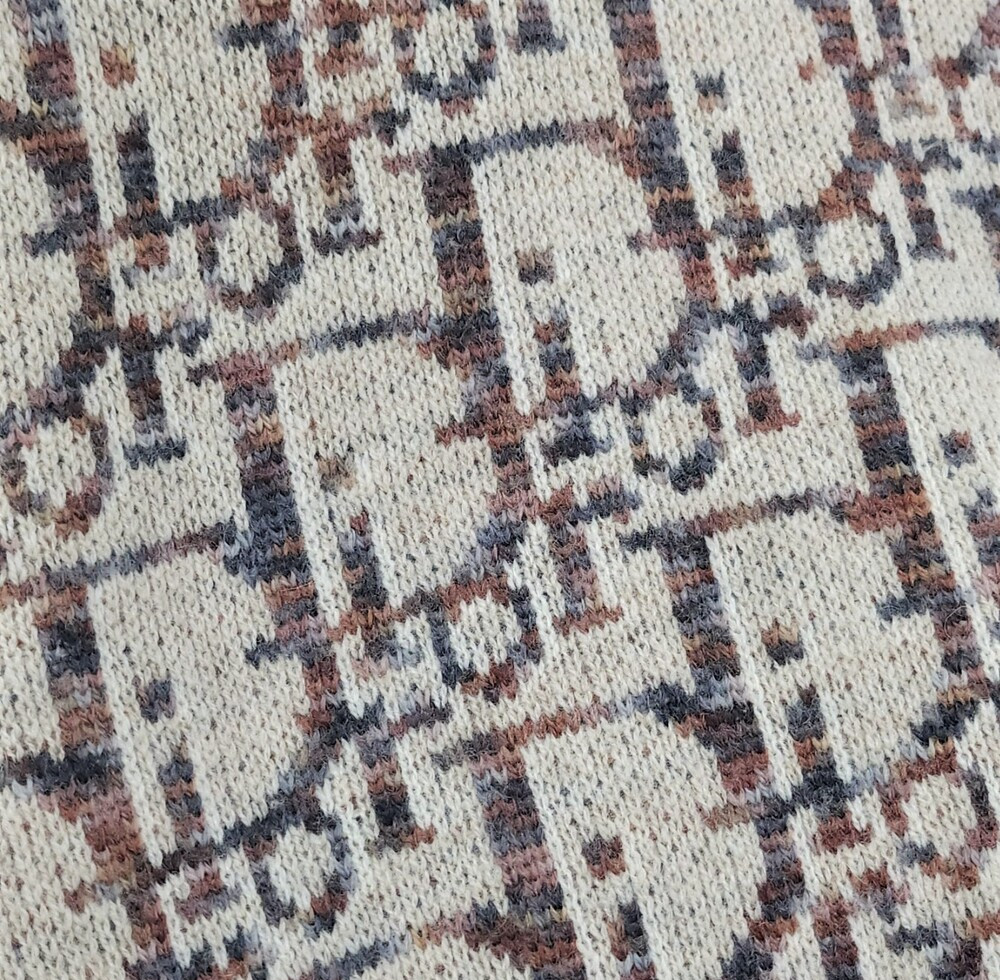 [럭스유] S / 디올 오블리크 베이지 자카드 가디건 13M233AT662