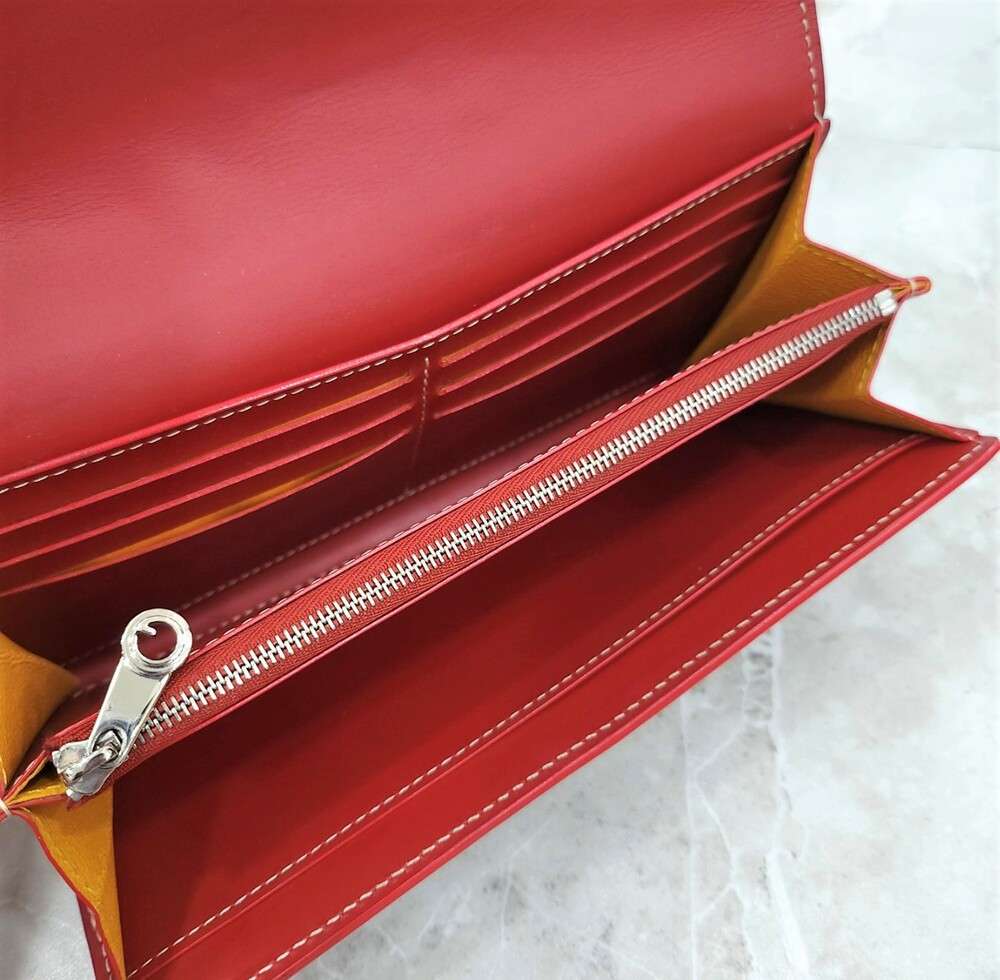 [럭스유] 고야드 스페셜 레드 바렌 장지갑