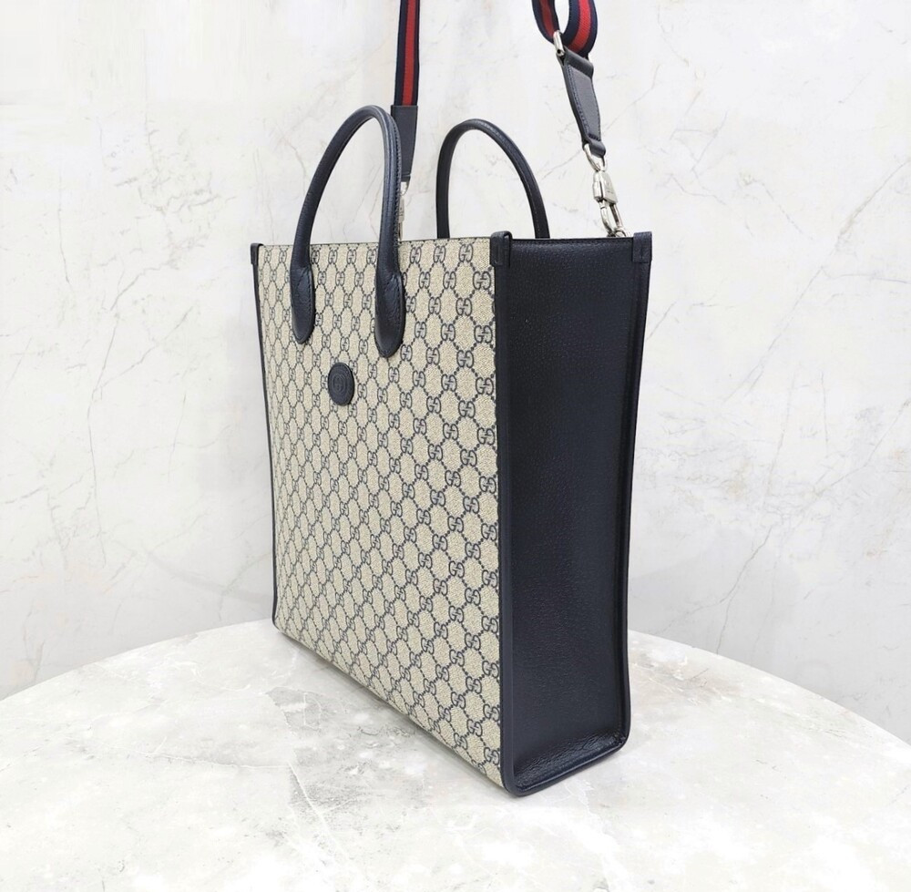 [럭스유] 구찌 인터로킹 G 미디엄 토트 숄더백