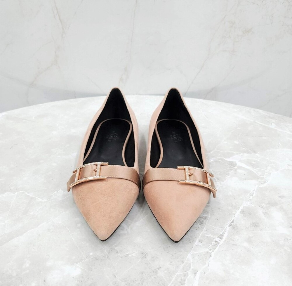 [럭스유] (새상품) 38 / 에르메스 두스 발레리나 플랫