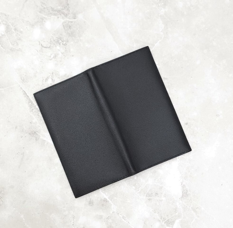 [럭스유] 에르메스 MC2 플레밍 장지갑 앱송 블랙 D각인