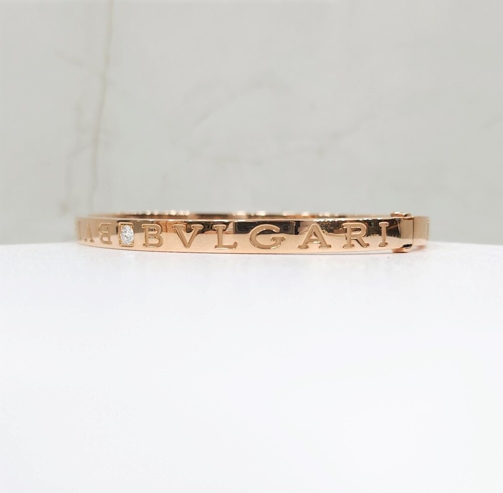 [럭스유] 불가리 다이아 2P 뱅글 브레이슬릿 팔찌 라지