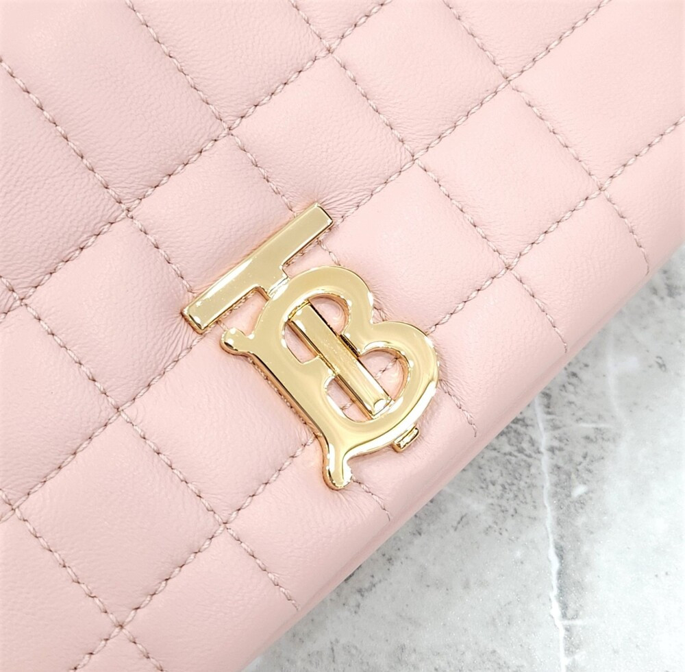 [럭스유] 버버리 미니 롤라 체인 숄더백 더스티 핑크 8063014