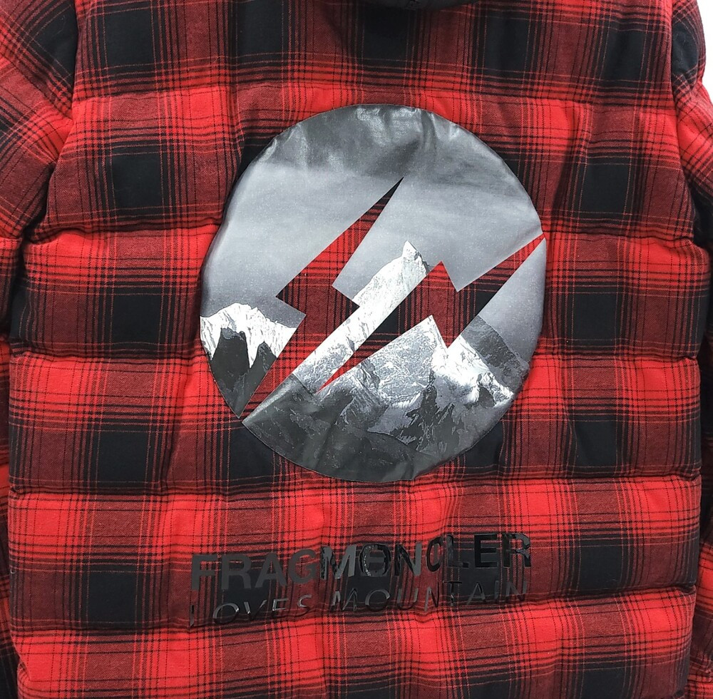 [럭스유] (새상품) 2 / 몽클레어 X 프라그먼트 댄버 체크 패딩 자켓