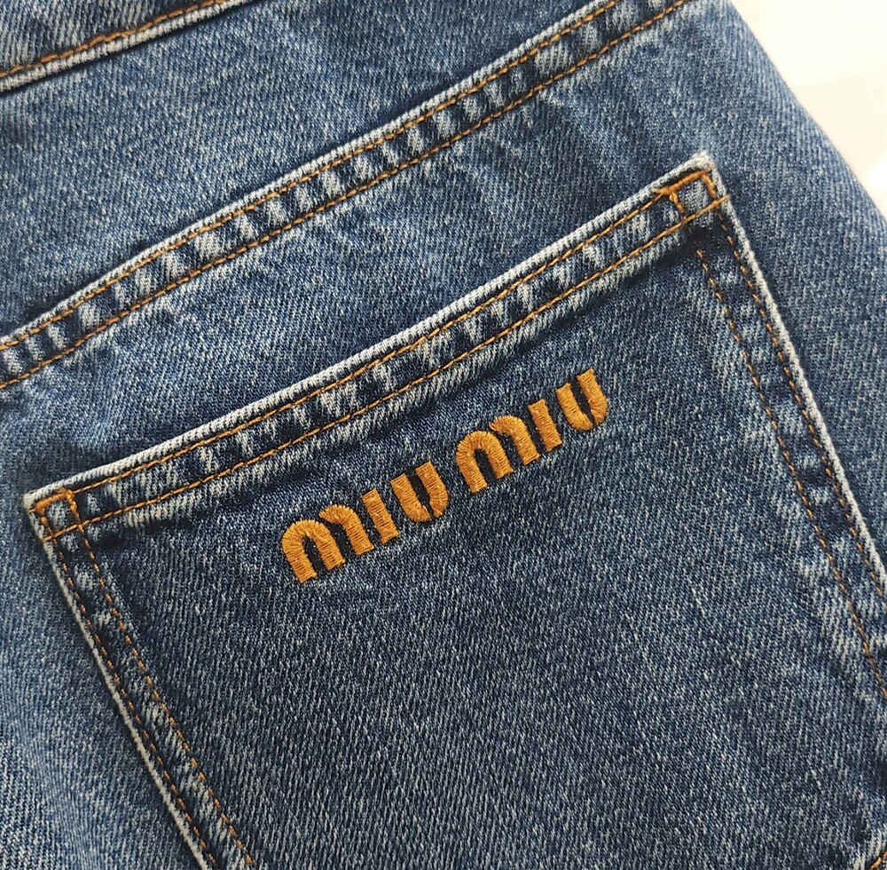 [럭스유] (새상품) 24 / 미우미우 5포켓 데님 팬츠 GWP552