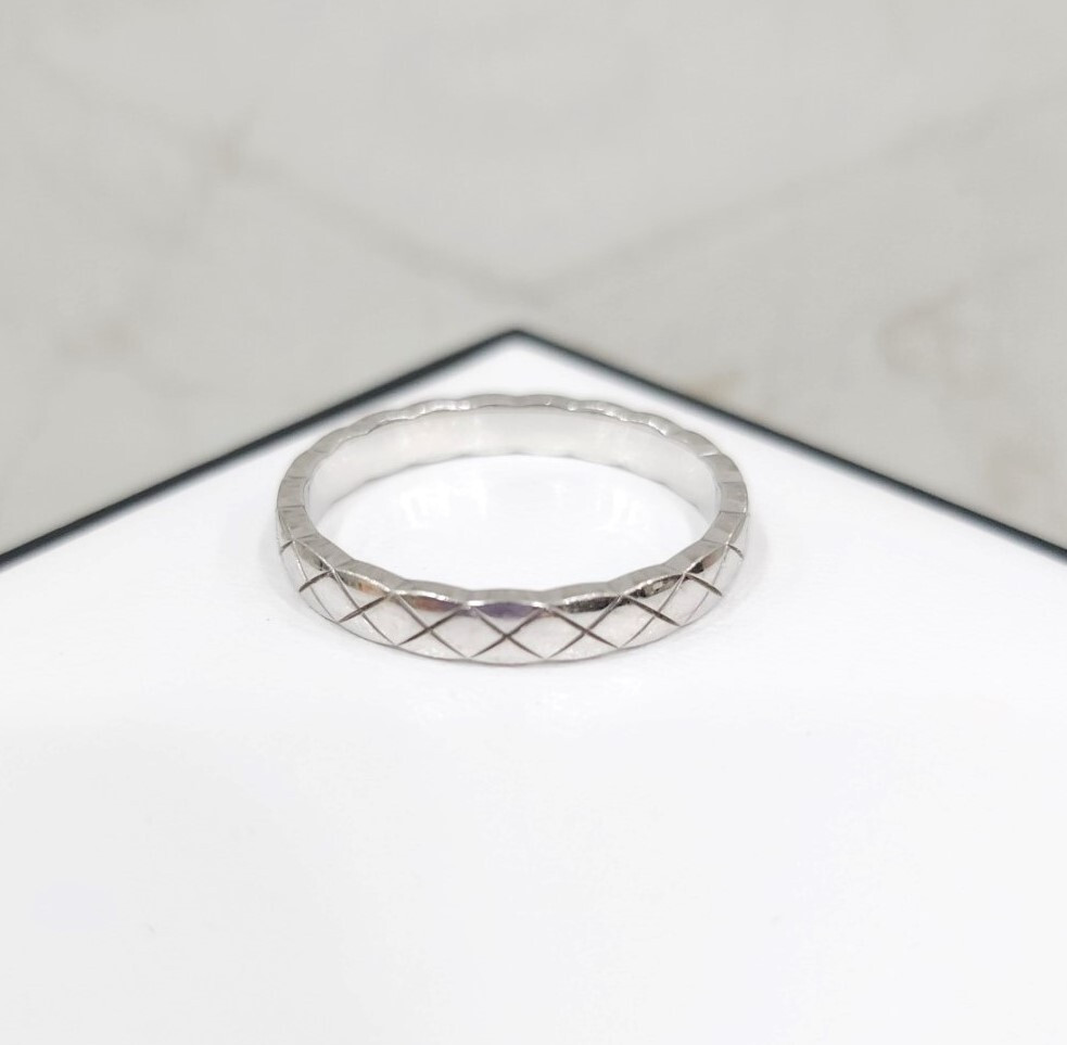 [럭스유] 샤넬 코코크러쉬 링 화이트골드 61호 J11793