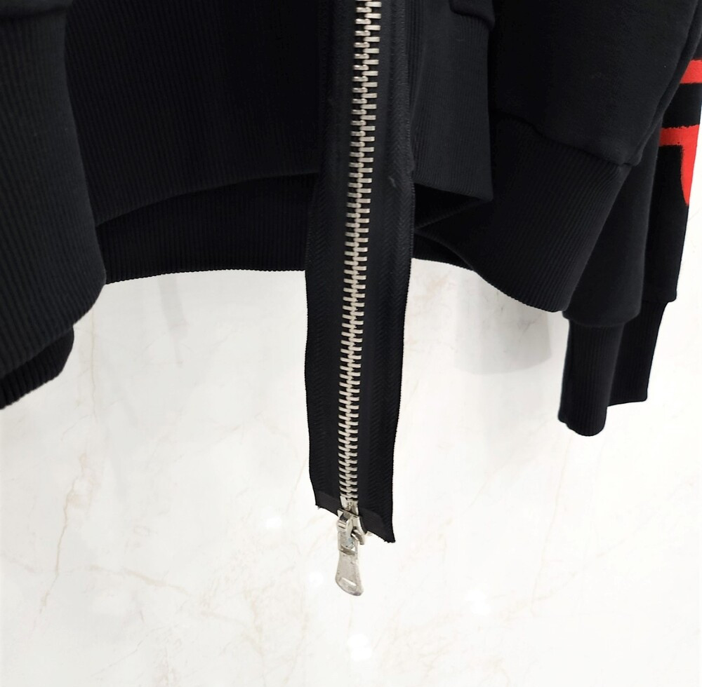 [럭스유] S / 페이스커넥션 블랙 이글 리버티 패치 후드집업