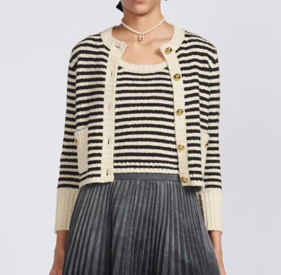 [럭스유] 40 / 디올 마리니에르 스트라이프 가디건 354G02AM154