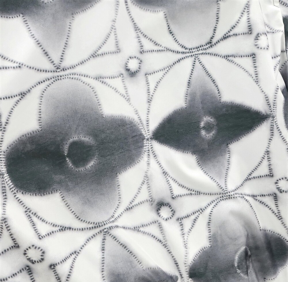 [럭스유] 50 / 루이비통 모노그램 시보리 리버서블 믹스 레더 블루종 자켓