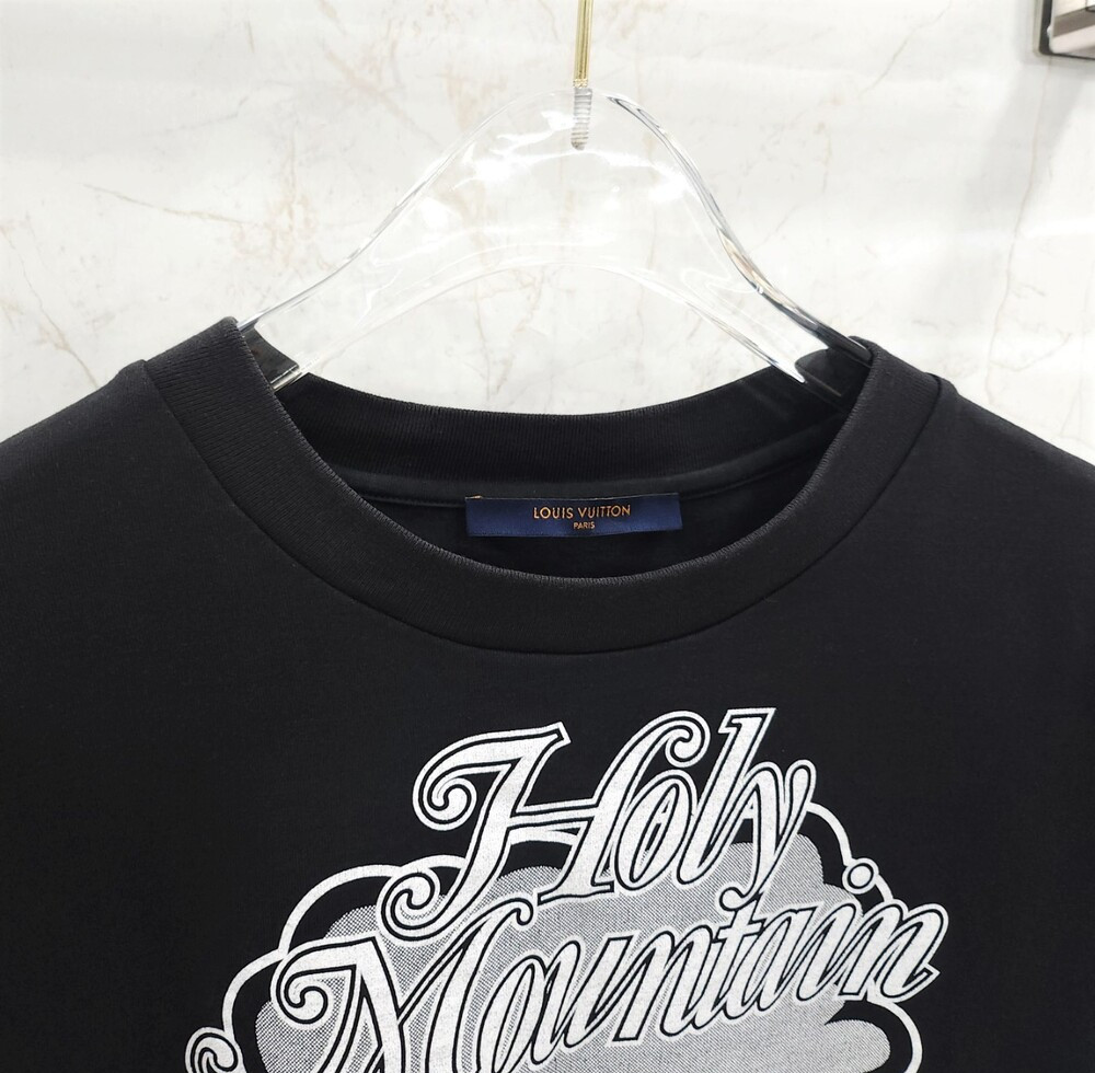 [럭스유] L / 루이비통 로고 프린팅 반팔 티셔츠