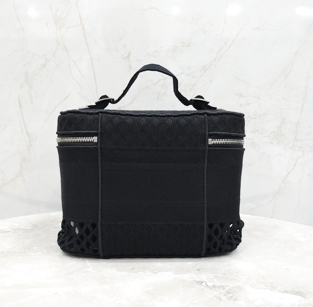 [럭스유] 디올 블랙 트래블 베니티 자수 토트백 S5480VWRA