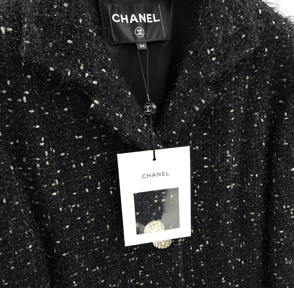 [럭스유] (새상품) 34 / 샤넬 뉴시즌 이리데슨트 트위드 코트