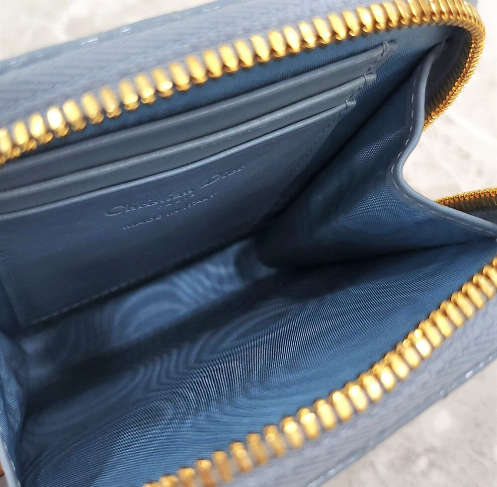 [럭스유] 디올 레이디 디올 콜인 폰홀더 체인백 블루 S08720VRB