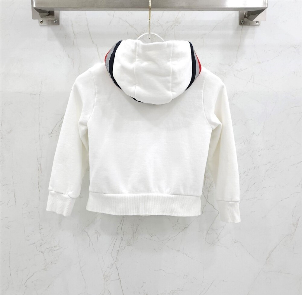 [럭스유] 8Y / 몽클레어 키즈 MAGLIA 화이트 경량 패딩 후드 집업