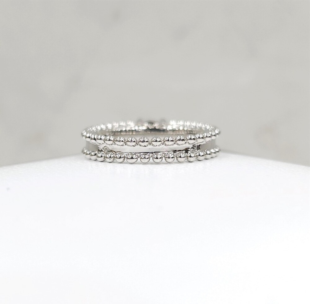 [럭스유] 반클리프 에스텔 솔리테어 다이아 플래티넘 반지 국내9호