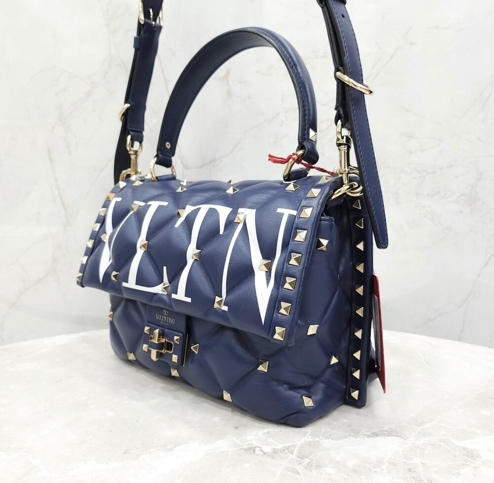 [럭스유] 발렌티노 캔디 스터드 VLTN 탑핸들 토트백