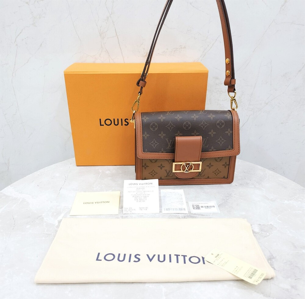 [럭스유] 루이비통 모노그램 도핀 MM 리버스 숄더백 M44391