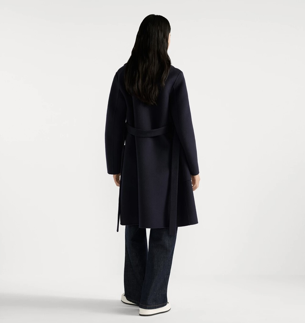 [럭스유] 36 / 디올 버진 울 오블리크 벨트 코트 110M36A1375