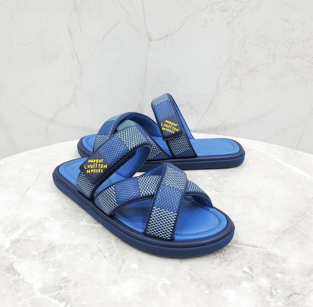 [럭스유] 9 / 루이비통 LV 다미에 베니스 뮬 슬리퍼 1ACRI9