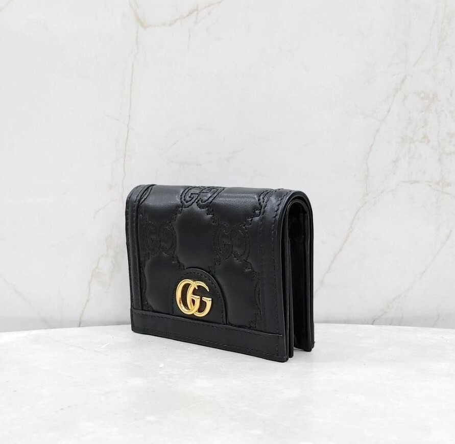 [럭스유] (새상품) 구찌 GG 마틀라세 레더 카드 지갑 723786