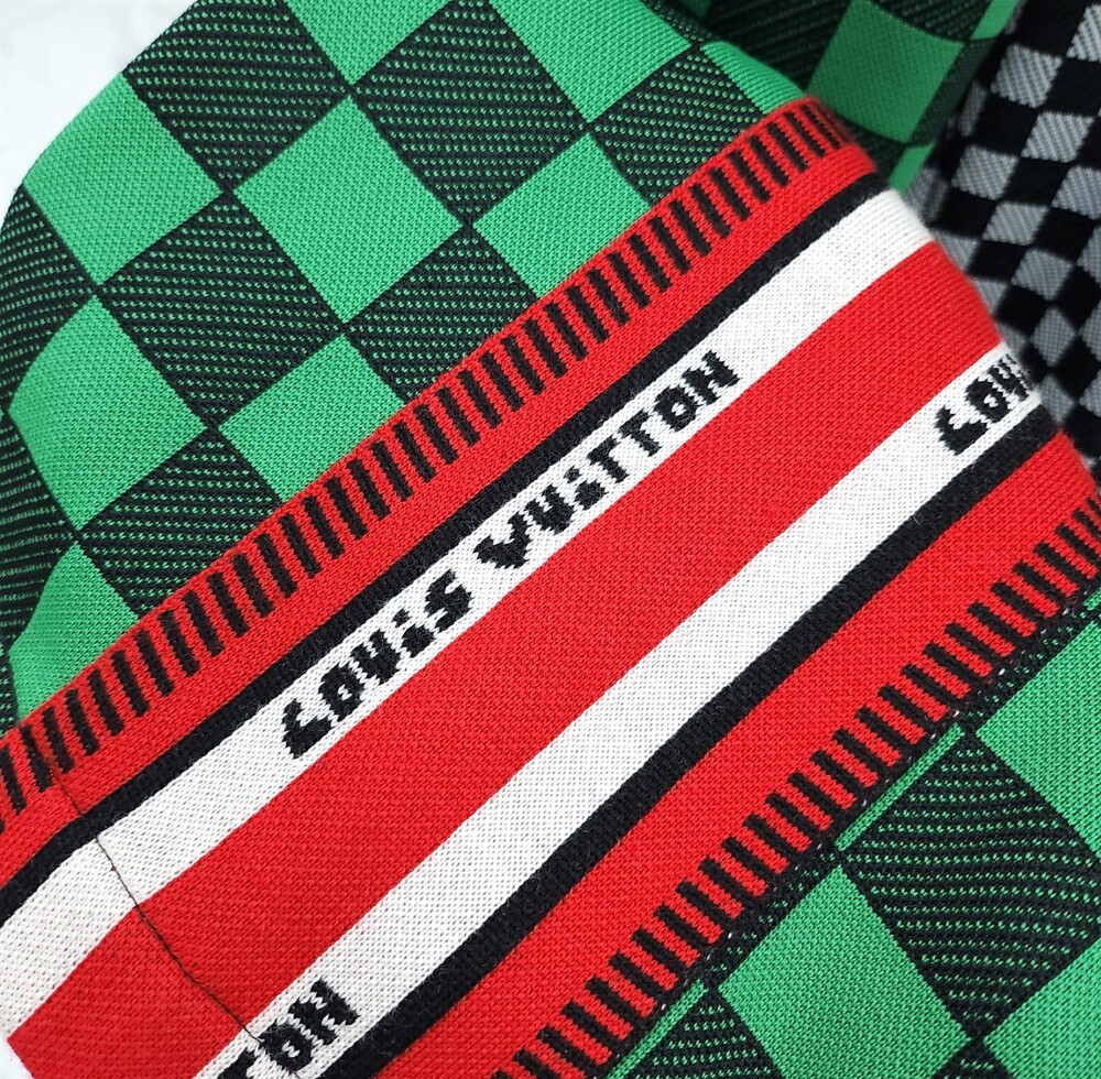 [럭스유] L / 루이비통 다미에 자카드 트랙 팬츠