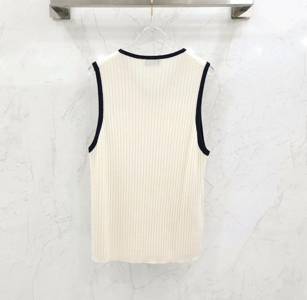 [럭스유] (새상품) 38 / 미우미우 캐시미어 베스트 내츄럴 블루 MMV254