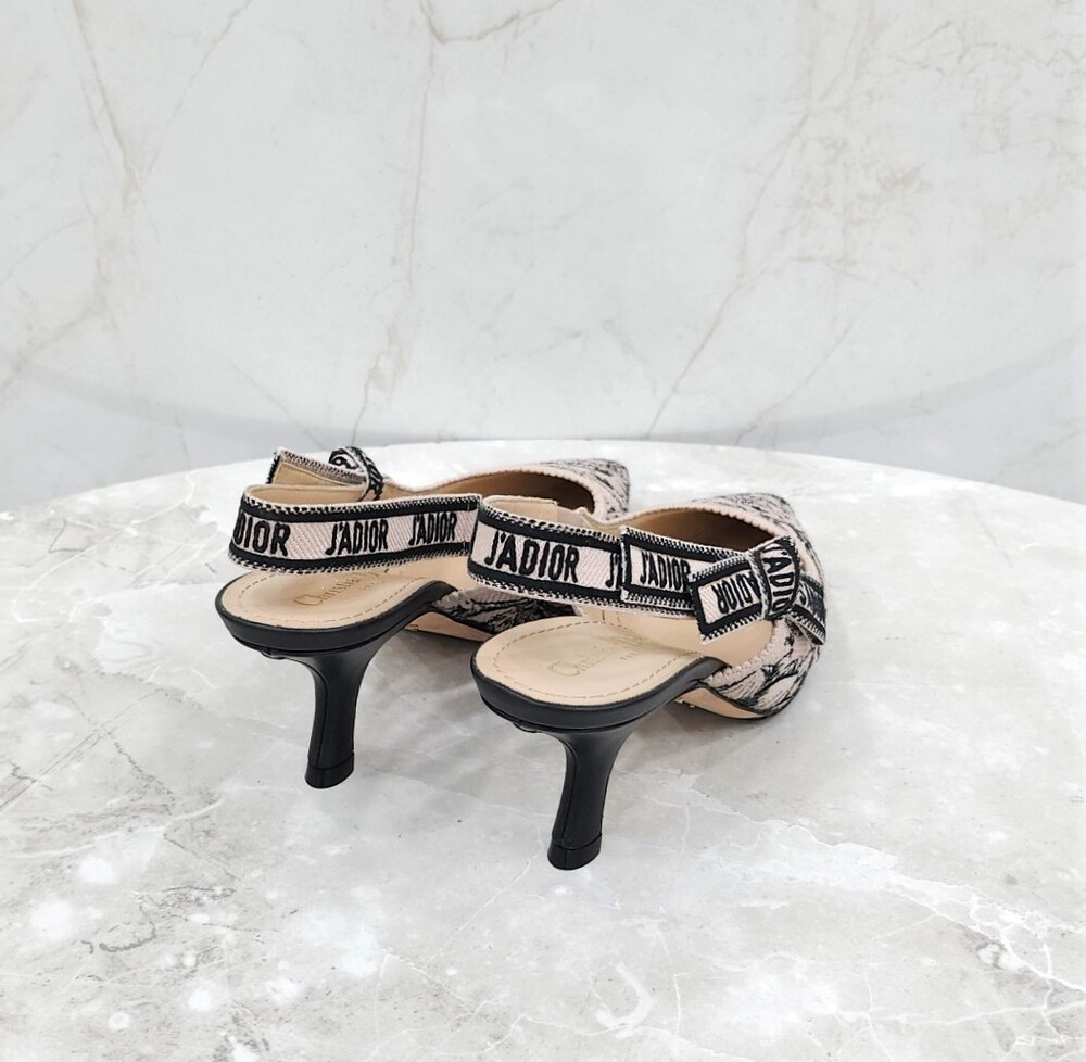 [럭스유] 37.5 / 디올 자디올 슬링백 펌프스 KDP761GRB