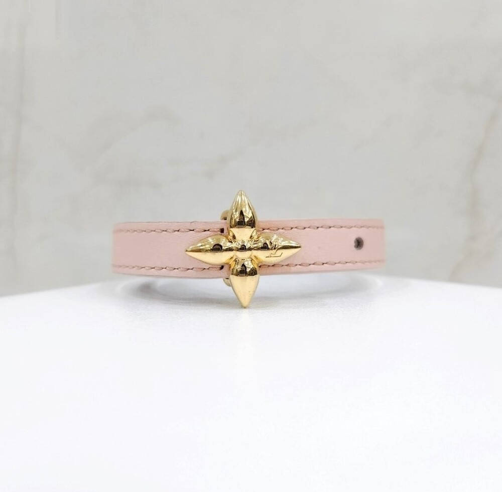 [럭스유] 루이비통 LV 미니 플라워그램 브레이슬릿 핑크