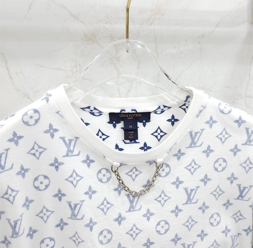 [럭스유] M / 루이비통 LV 에스칼 모노그램 프린티드 반팔 티셔츠