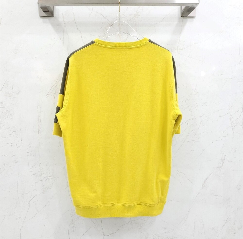 [럭스유] M / 에르메스 라임 H 로고 반팔 티셔츠