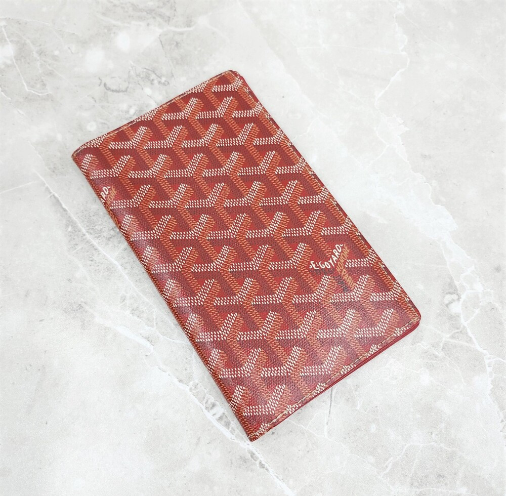 [럭스유] 고야드 스페셜컬러 레드 생로슈 장지갑