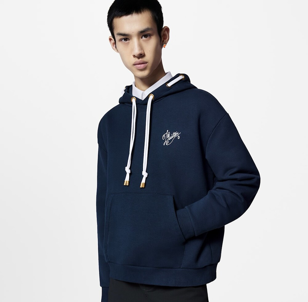 [럭스유] S / 루이비통 LV 노티컬 코튼 저지 후드티 1AFR32