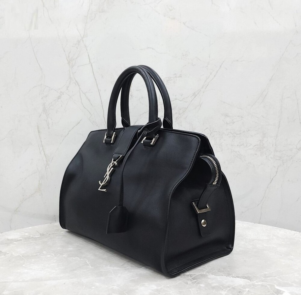 [럭스유] 생로랑 블랙 카바스 토트백 스몰 424869