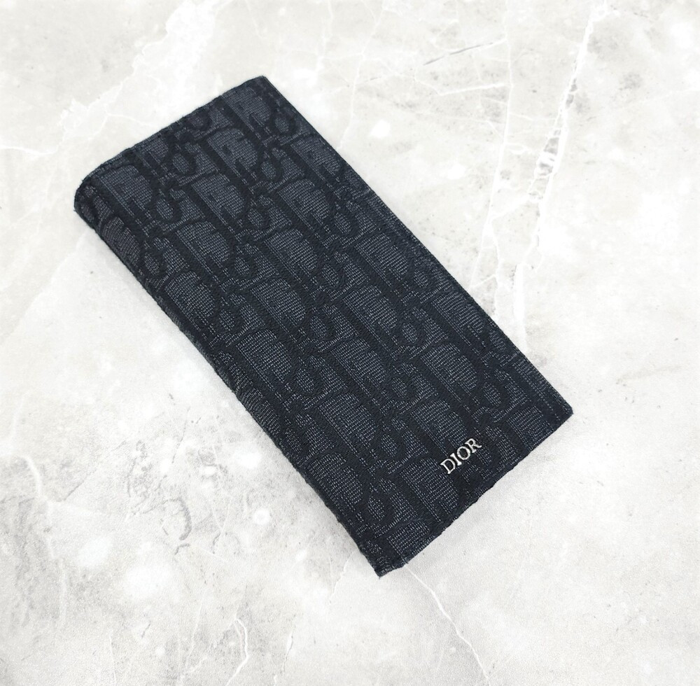 [럭스유] 디올 오블리크 버티컬 자카드 장지갑 2OBBC002YSE