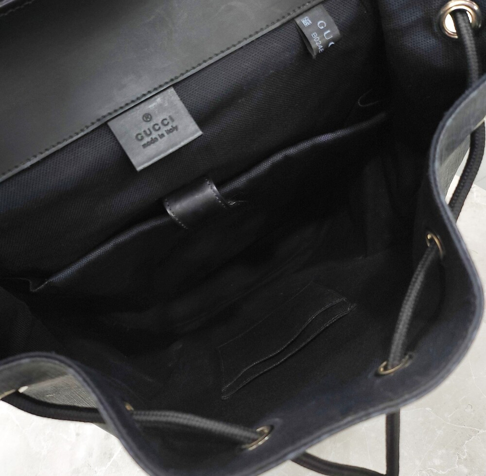 [럭스유] 구찌 웹 스트랩 GG 수프림 캔버스 백팩 495563