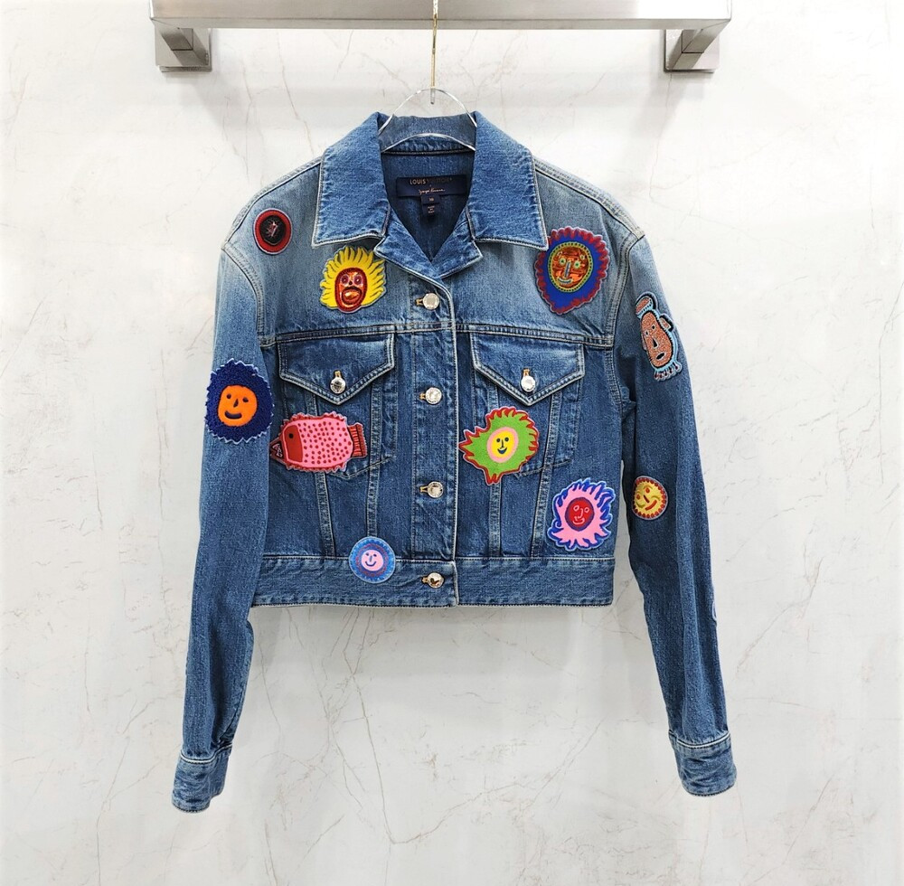 [럭스유] 38 / 루이비통 X 쿠사마야요이 한정판 멀티패치 데님 자켓