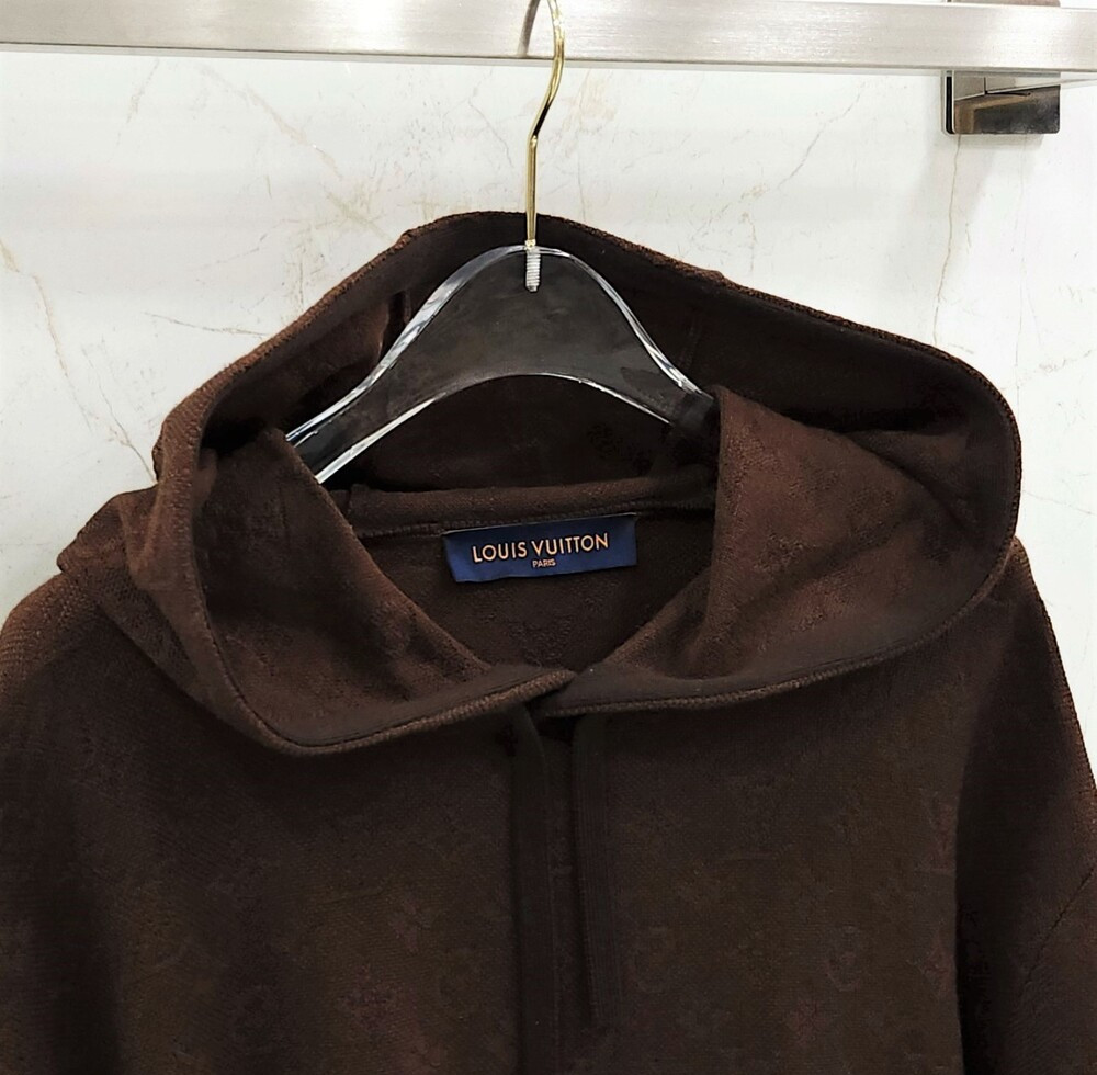 [럭스유] L / 루이비통 브라운 모노그램 풀오버 후드티